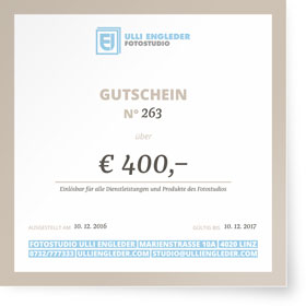 Gutschein 400 Euro